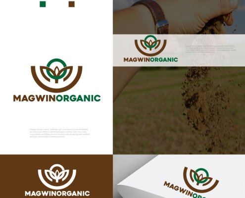 Magwin Organic Logo Design