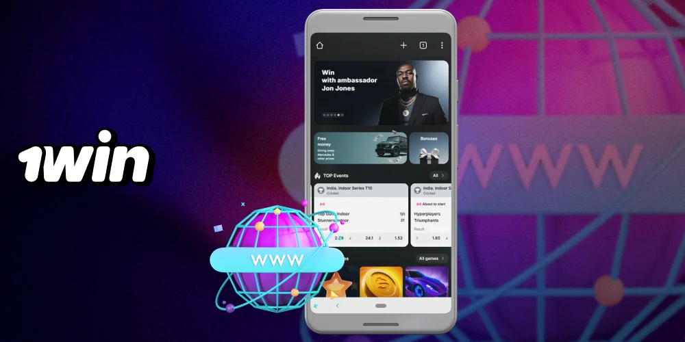 For those who do not want to download the application available mobile version 1win